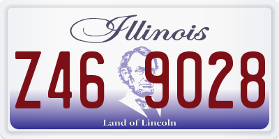 IL license plate Z469028