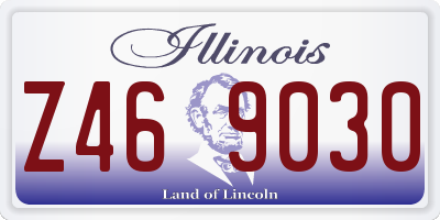 IL license plate Z469030
