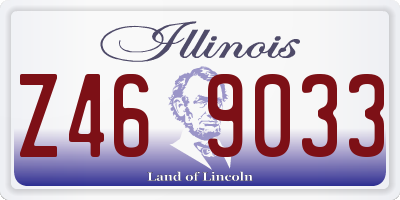 IL license plate Z469033