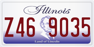 IL license plate Z469035