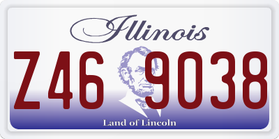 IL license plate Z469038
