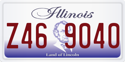 IL license plate Z469040