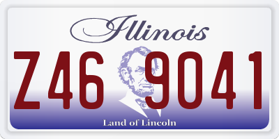 IL license plate Z469041
