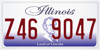 IL license plate Z469047