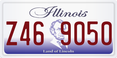 IL license plate Z469050