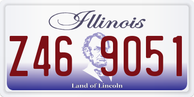 IL license plate Z469051