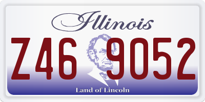 IL license plate Z469052