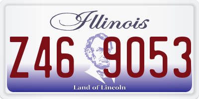 IL license plate Z469053