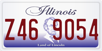 IL license plate Z469054