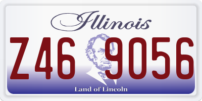 IL license plate Z469056