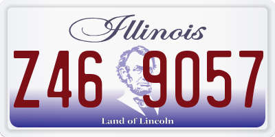 IL license plate Z469057