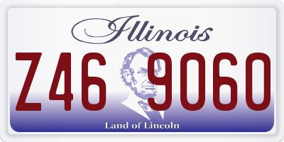 IL license plate Z469060