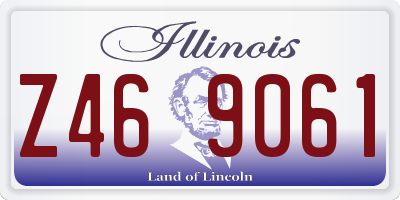 IL license plate Z469061