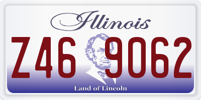IL license plate Z469062