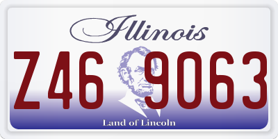 IL license plate Z469063