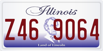 IL license plate Z469064