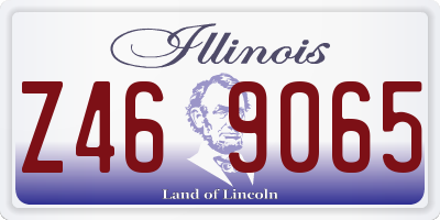 IL license plate Z469065
