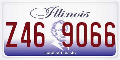 IL license plate Z469066