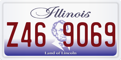 IL license plate Z469069