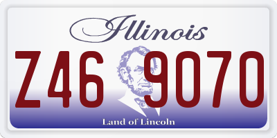 IL license plate Z469070