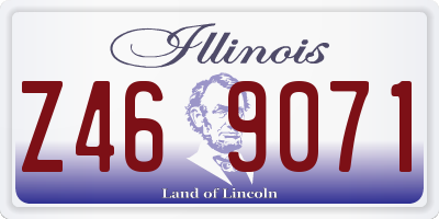 IL license plate Z469071