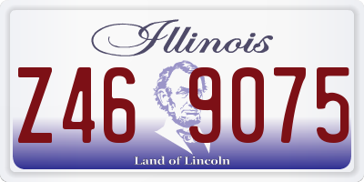 IL license plate Z469075