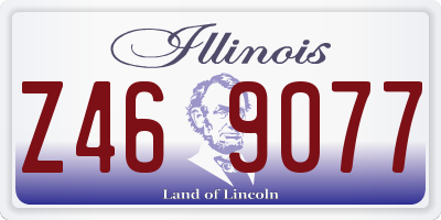 IL license plate Z469077