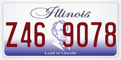 IL license plate Z469078