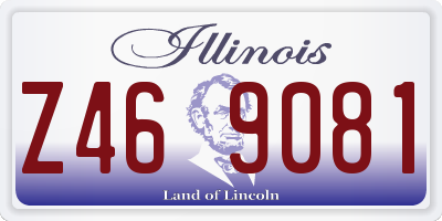 IL license plate Z469081