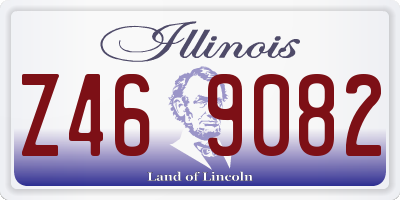 IL license plate Z469082