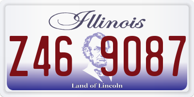 IL license plate Z469087
