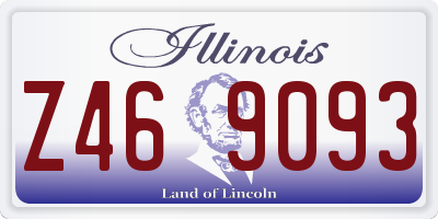 IL license plate Z469093