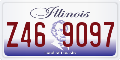 IL license plate Z469097