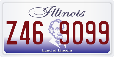 IL license plate Z469099