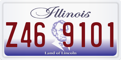 IL license plate Z469101
