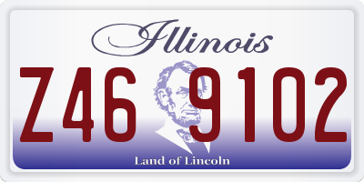 IL license plate Z469102