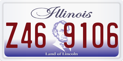 IL license plate Z469106