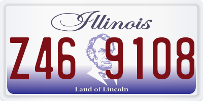 IL license plate Z469108