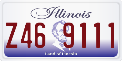 IL license plate Z469111