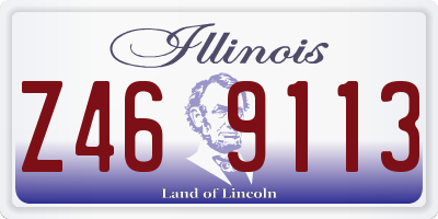 IL license plate Z469113