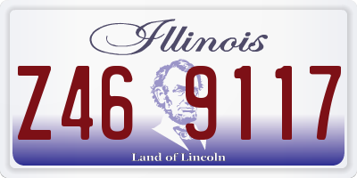 IL license plate Z469117