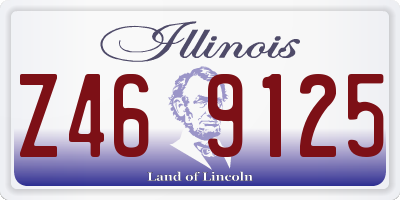 IL license plate Z469125