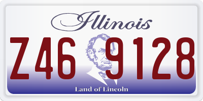 IL license plate Z469128