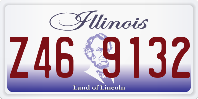 IL license plate Z469132