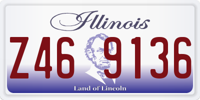 IL license plate Z469136