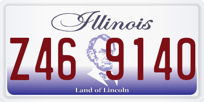 IL license plate Z469140