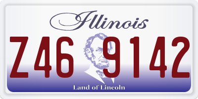 IL license plate Z469142