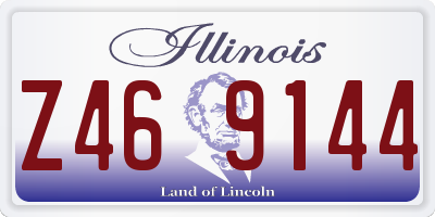 IL license plate Z469144