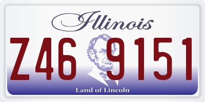 IL license plate Z469151