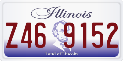 IL license plate Z469152